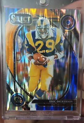 2024 Panini Select  Eric Dickerson #255 Blue & Orange Shock Prizm 13 /35