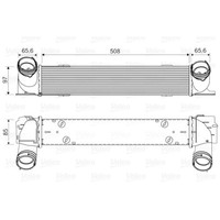 LadeluftküHler Valeo 818553 FüR BMW 3Er X1