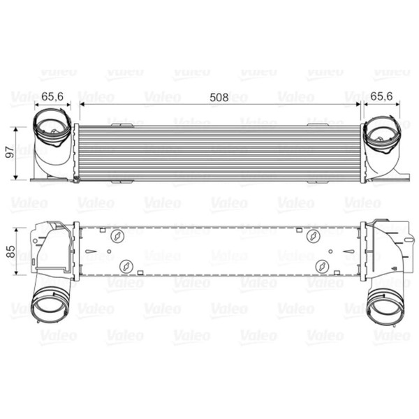 LadeluftküHler Valeo 818553 FüR BMW 3Er X1-image