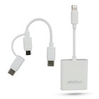 Vivitar Mobile SD and MicroSD Universal Card Reader White MOV4016 V1 Box/Retail