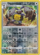 Diggersby 147/192 Rare Rebel Clash Pokemon Reverse Holo Near Mint