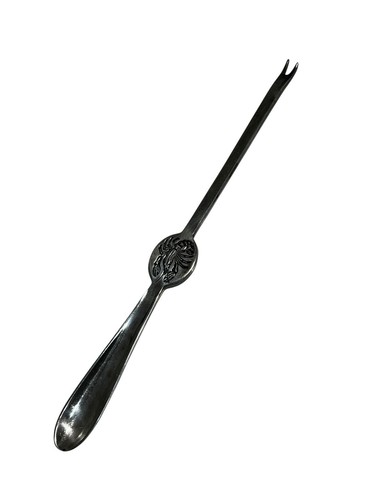 Vintage Lobster Fork Dutch X Hero 90 Silver Plated Monogrammed - Picture 1 of 13