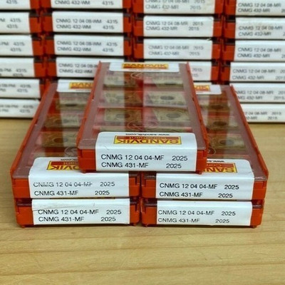 CNMG 431 MF 2025  SANDVIK *** 10 INSERTS *** GENUINE ***