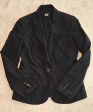J. Crew 100 Wool Blazer, Single Button, Size 8 Black