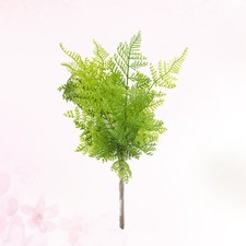 2 Pcs Artificial Ferns Outdoor Garland Greenery Fake Shrub Plant