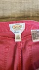 Talbots Corduroy Pants Womens 12 Coral High Waist Straight Leg Stretch Casual — photo 3