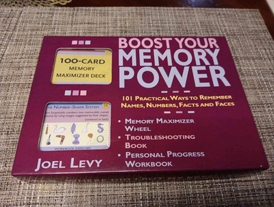 BOOST YOUR MEMORY POWER Complete Boxed Set, Self-Help/Psychology NEW Sealed 