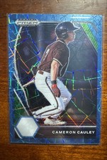 2021 Panini Prizm Draft Picks - Cameron Cauley #PDP73 Blue Velocity Prizm (RC)