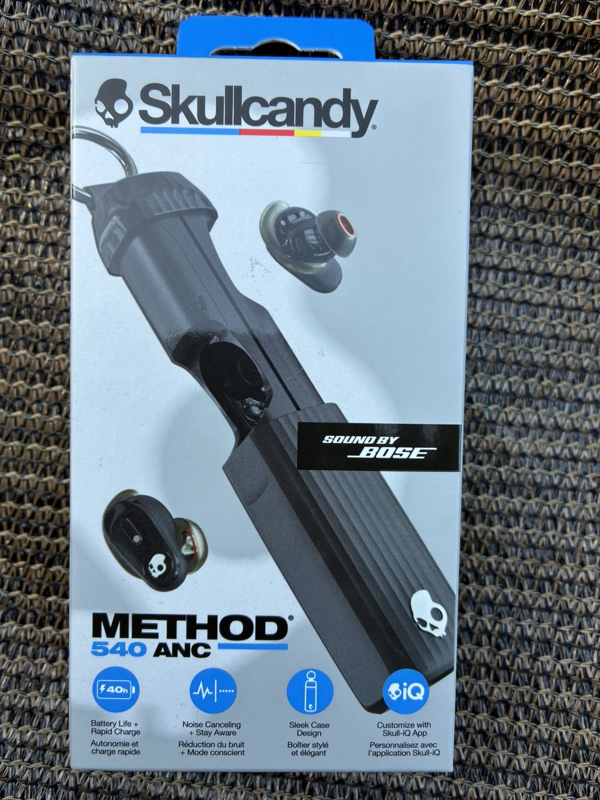 Skullcandy Method 540 ANC True Wireless Headphones -Black Sound by Bose NEW