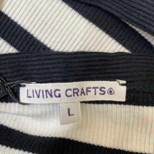Living Crafts, Tanktop, Größe: L, Weiß/Schwarz, Baumwolle, Streifen, Damen #xk5 - Bild 3 von 5
