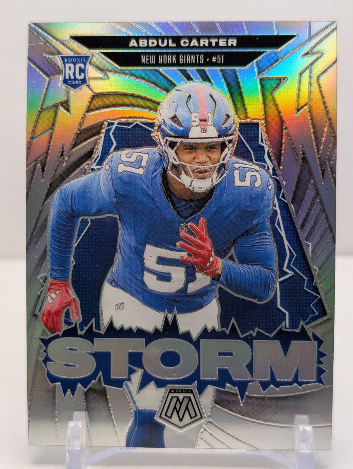 2025 Panini Mosaic - Abdul Carter (RC) Storm Silver