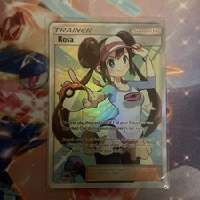 Pokémon TCG Rosa Cosmic Eclipse Holo Full Art Ultra Rare Card 236/236
