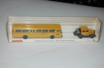 Wiking PMS 81-41 Hanomag ST 100 + Büssing Senator DBP H0, 1:87, Germany
