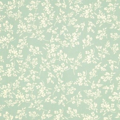 BLUMEN BAUMWOLLSTOFF Rose & Hubble zartes weißes Farn Design POPELINE MATERIAL