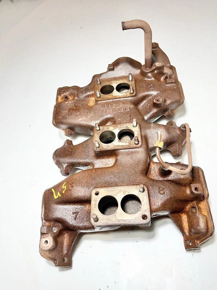 Colector de admisión Tri-Power 57 58 GM Pontiac 347ci Foto 4 de 4