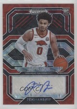 2021 Prizm Draft Picks College Penmanship Choice Red /88 Justin Smith Auto 7m3