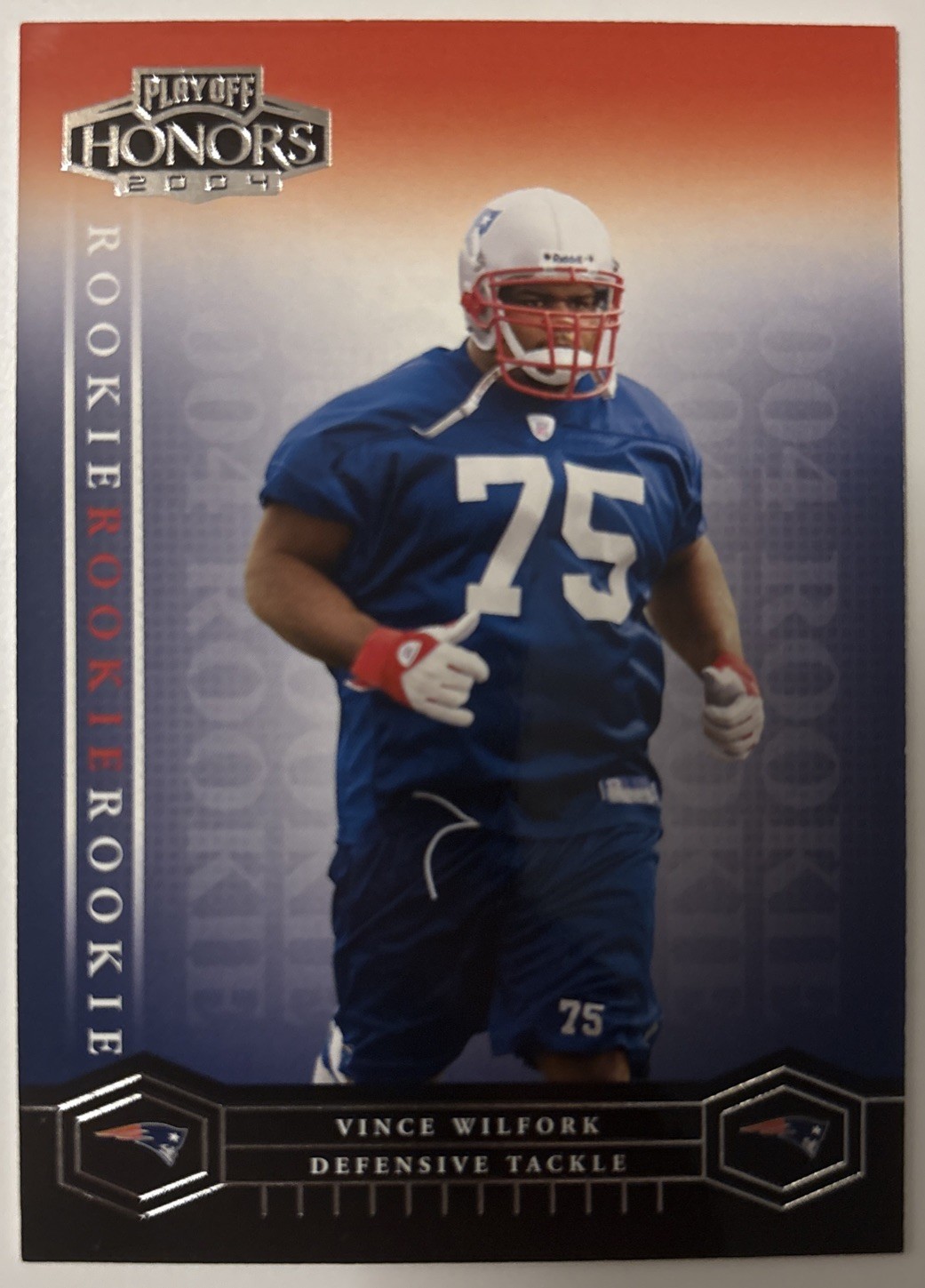 Vince Wilfork Playoff Honors #146 Base