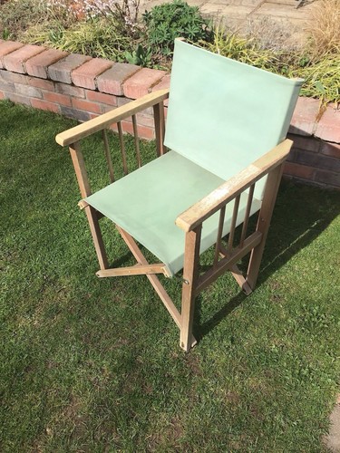 Vintage Hyllinge Mobler Directors Patio Lounge Chair Folding - Picture 9 of 12