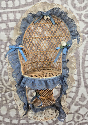 Large Doll Wicker Chair!