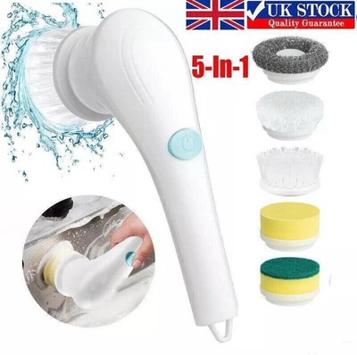 5 in 1 Handheld Elektrische Spin Scrubber Reinigungsbürste Küche Rotierender Reiniger