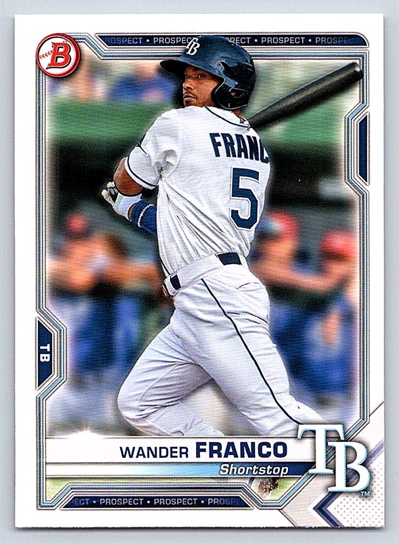 WANDER FRANCO  RAYS   2021 BOWMAN PROSPECTS #BP-57