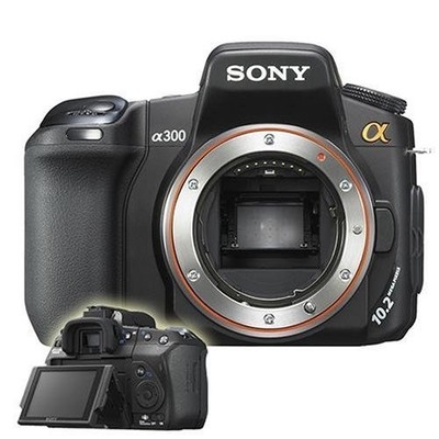 Sony Alpha 300 [10MP, Live View, 2,7''] schwarz