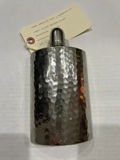DALLAS TV SHOW MEMORABILIA - RARE TV PROP Silver Colored Whiskey Flask COALetter