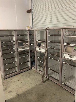Lot of 3 CareFusion Pyxis Automated Universal 601 Supply Dispensing Cabinet 317