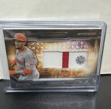 Topps 2015 Strata Clearly Authentic Relics Billy Hamilton CARC-BH Black /50
