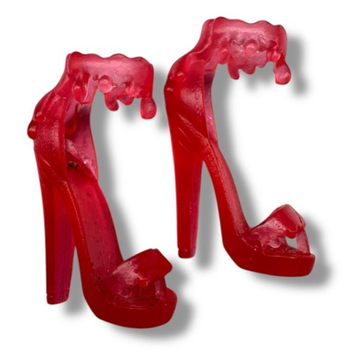 #ad Monster High Ghoulia Yelps Skull Shores Red Shoes Sandals $6.99