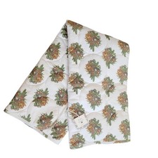 Kate Quinn Classic Circle Quilt in Fall Cactus Floral Organic Cotton Interlock