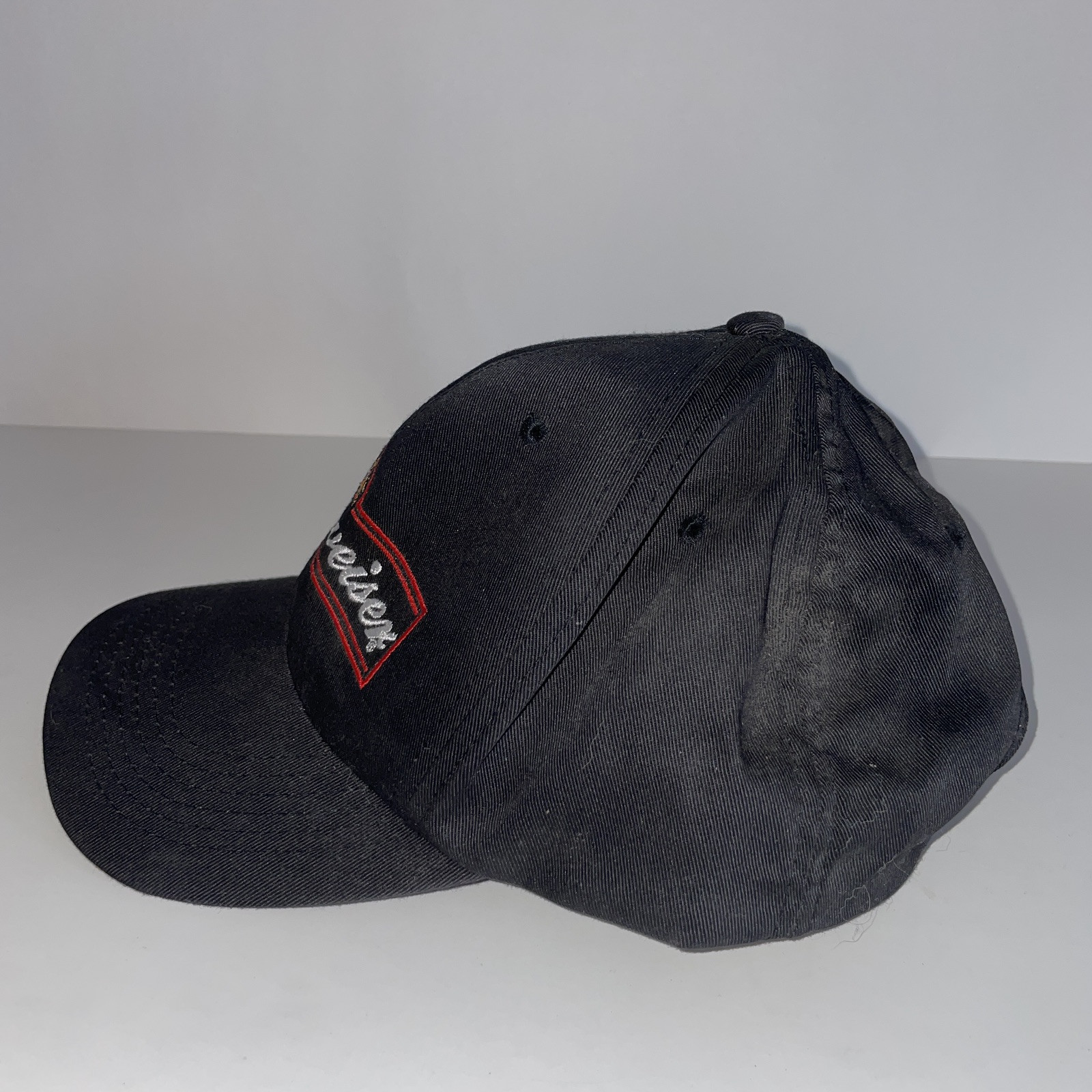 Budweiser Hat Adjustable Hat Cap Beer Brewery Bla… - image 2