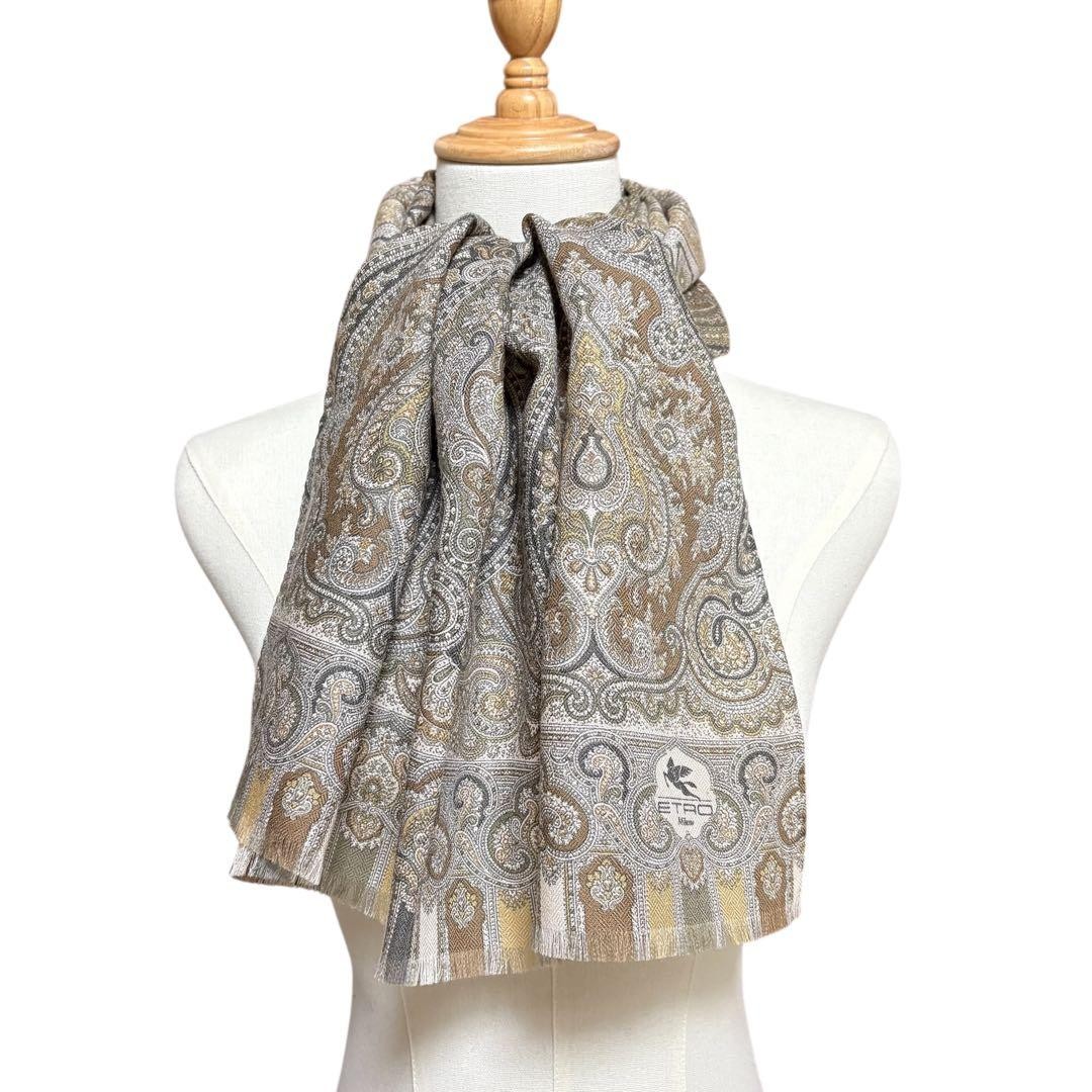 ETRO Paisley Large Rectangular Scarf - image 2