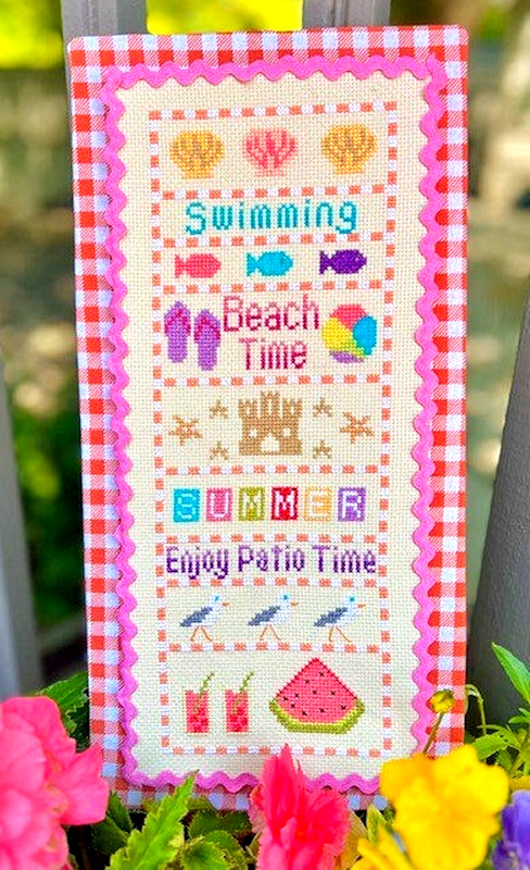 Pickle Barrel SUMMER SPECTACULAR SAMPLER Cross Stitch Pattern Only ~ beach time