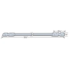 Simpson Strong-Tie LTB20 19-1/2" 22-Ga Galvanized Tension Bridging