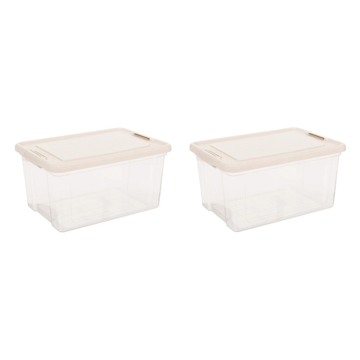 Boîtes de Rangement Tide'n 30L Transparentes Idéales pour Dressing et Jouets