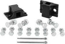 Bar Type 0.640  Mud Flap Hanger Mounting Bracket Complete Kit for one Pair mud