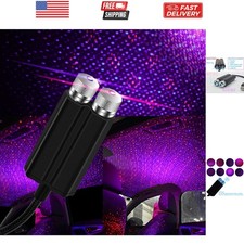 USB Night Light Star Projector, 2 in 1 Interior Car Roof Lights, Adjustable R...