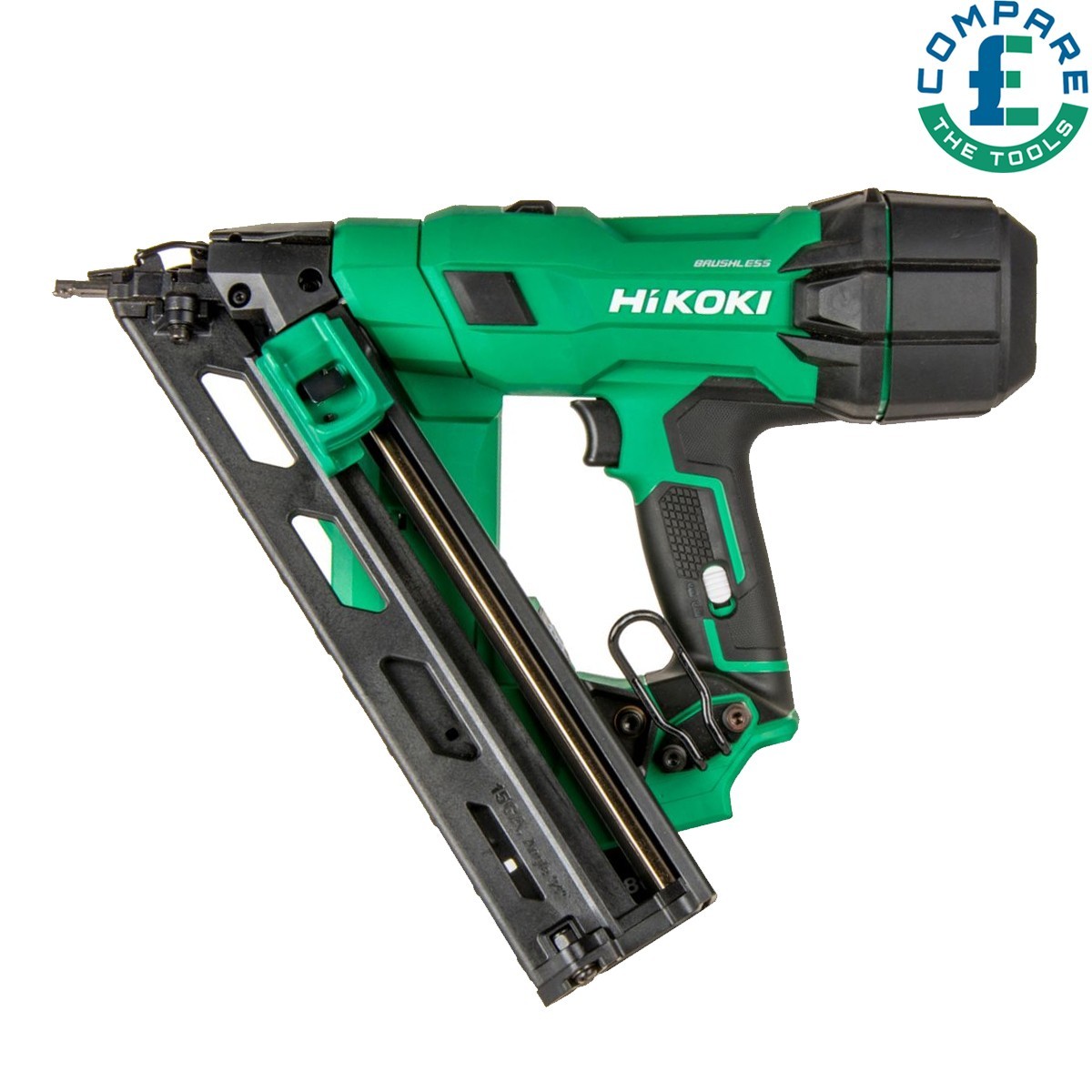 Hikoki NT1865DAAW9Z 18V Cordless Brushless 15Ga Angled Finish Nailer Bare Unit