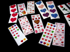 CREATIVE MEMORIES/Mrs. Grossman LOT Valentines stickers, hearts,