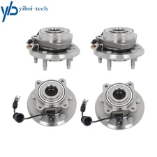 Front Rear Wheel Bearing and Hubs Assembly Kit For Chevy Equinox Captiva Sport