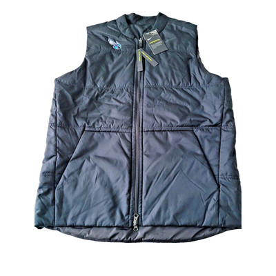 NWT Nike Vest Mens Large Black Synthetic Fill Core Charlotte Hornets Full Zip