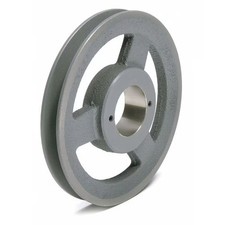 1/2 in to 1-1/2 in Quick Detachable Bushed Bore 1 Groove V-Belt Pulley 6.45 in