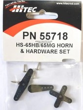 Hitec RC Servos HS65 65MG 5065MG Horn and Hardware Set - 55718