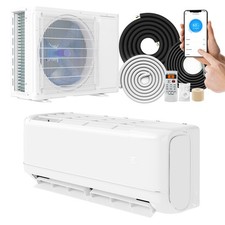 24000 BTU Mini Split Air Conditioner Heat Pump System 220V Up to 1500 Sq. Ft