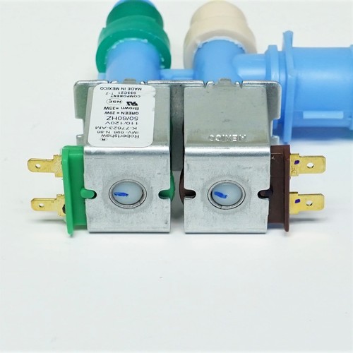 Elettrovalvola acqua frigorifero Robertshaw K-77623 per Whirlpool W10312696 - Foto 2 di 5