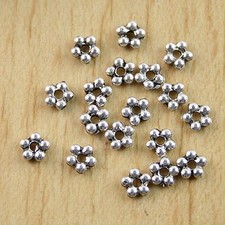 200pcs Tibetan Silver Star Bead Spacer H0518