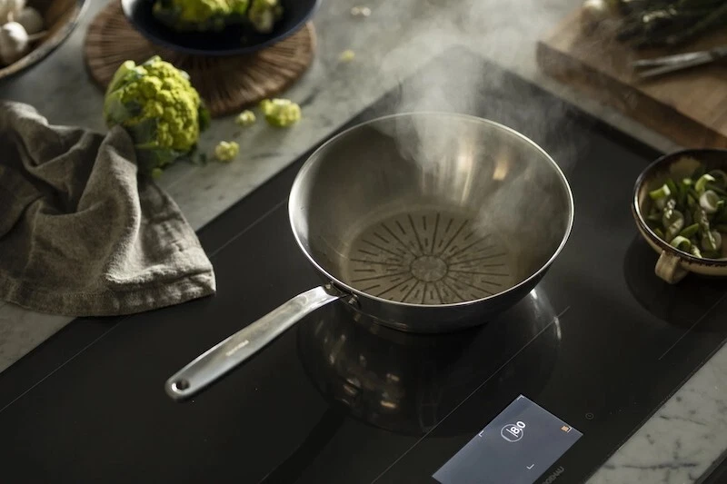 FISKARS ALL STEEL PURE WOK PAN DIAMETER 28 CM, WOK PAN, PAN, NEW - Picture 6 of 9