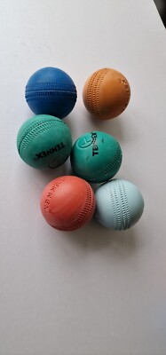 Cricket SPIN Ball Gummi Cricketbälle mit Naht sehr langlebig (6 pro Packung)