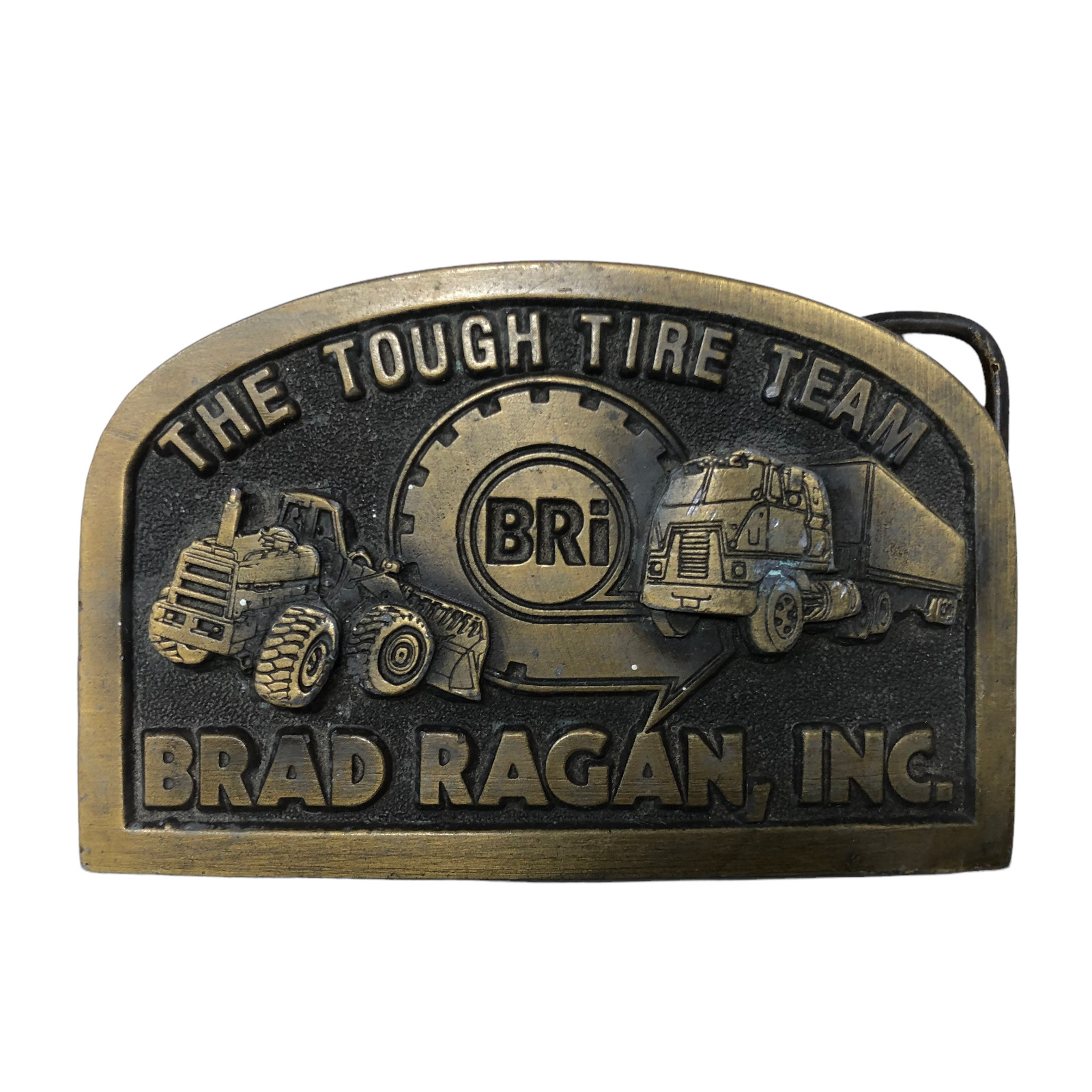 VTG Brad Ragan Inc The Tough Tire Team Solid Bras… - image 1